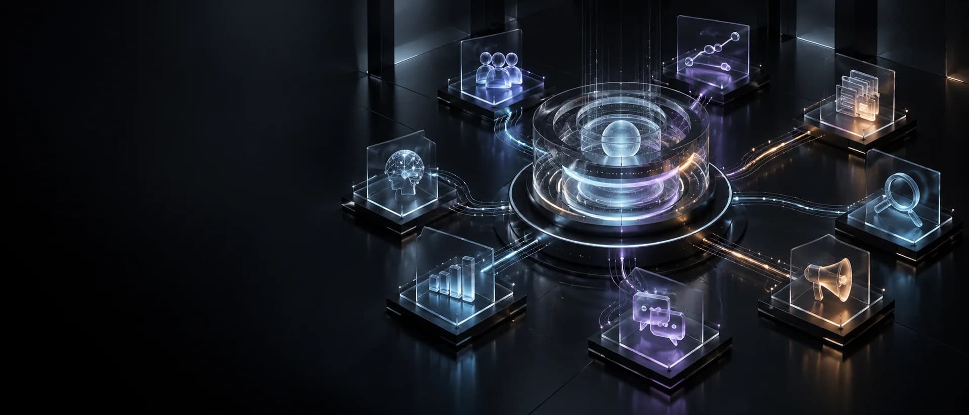 Abstract Adrox intelligence and orchestration system